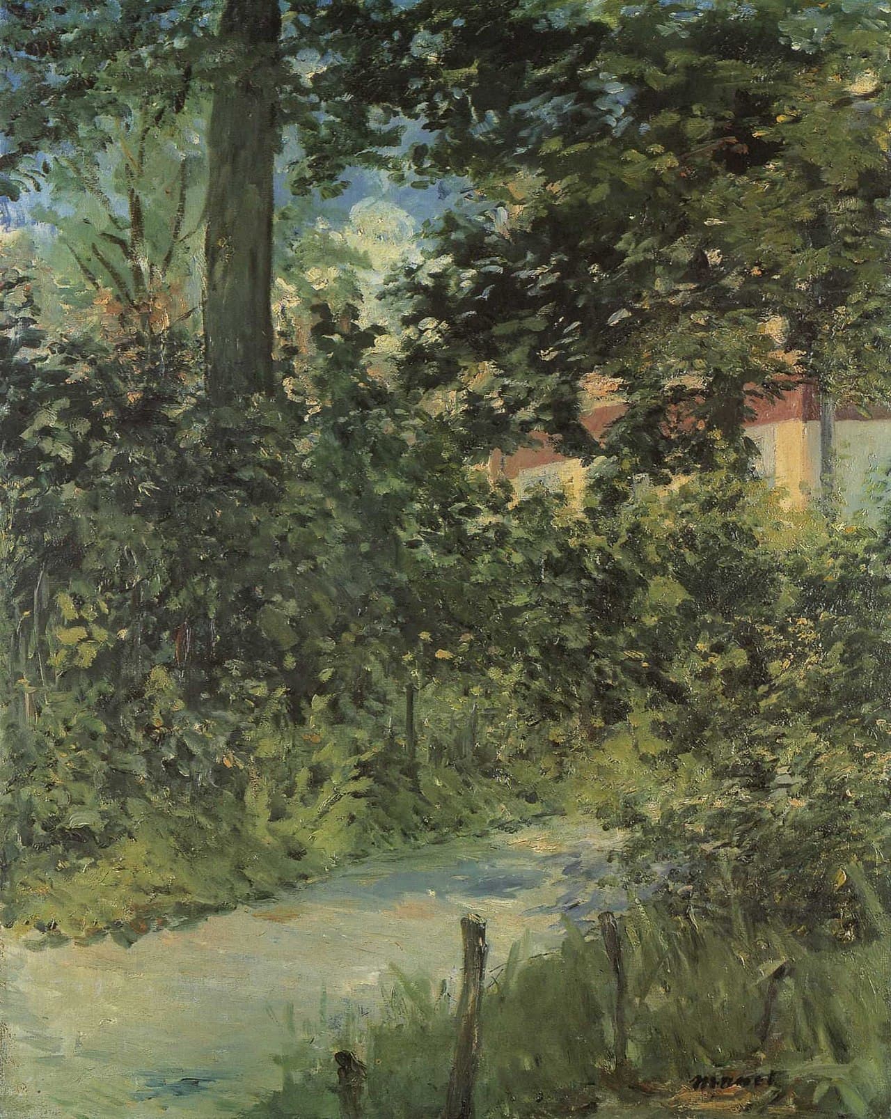 A garden path in Rueil (1882)