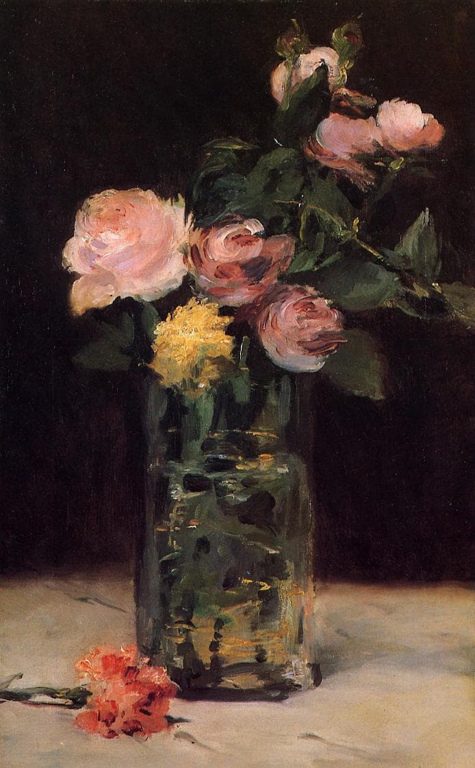Roses in a Glas Vase (1883)
