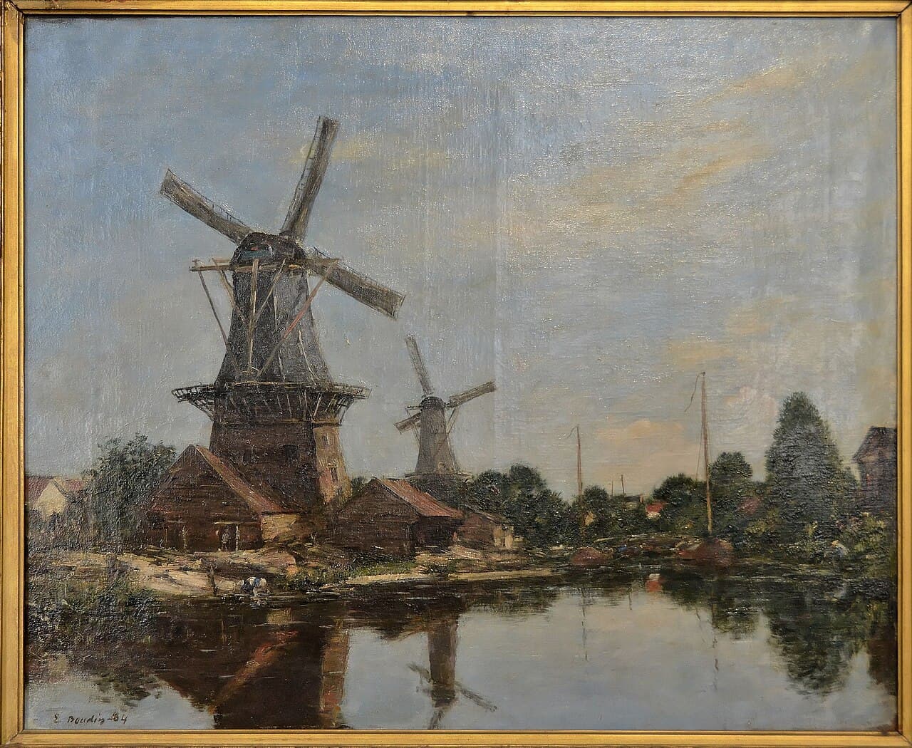 A Windmill in Holland (1884)