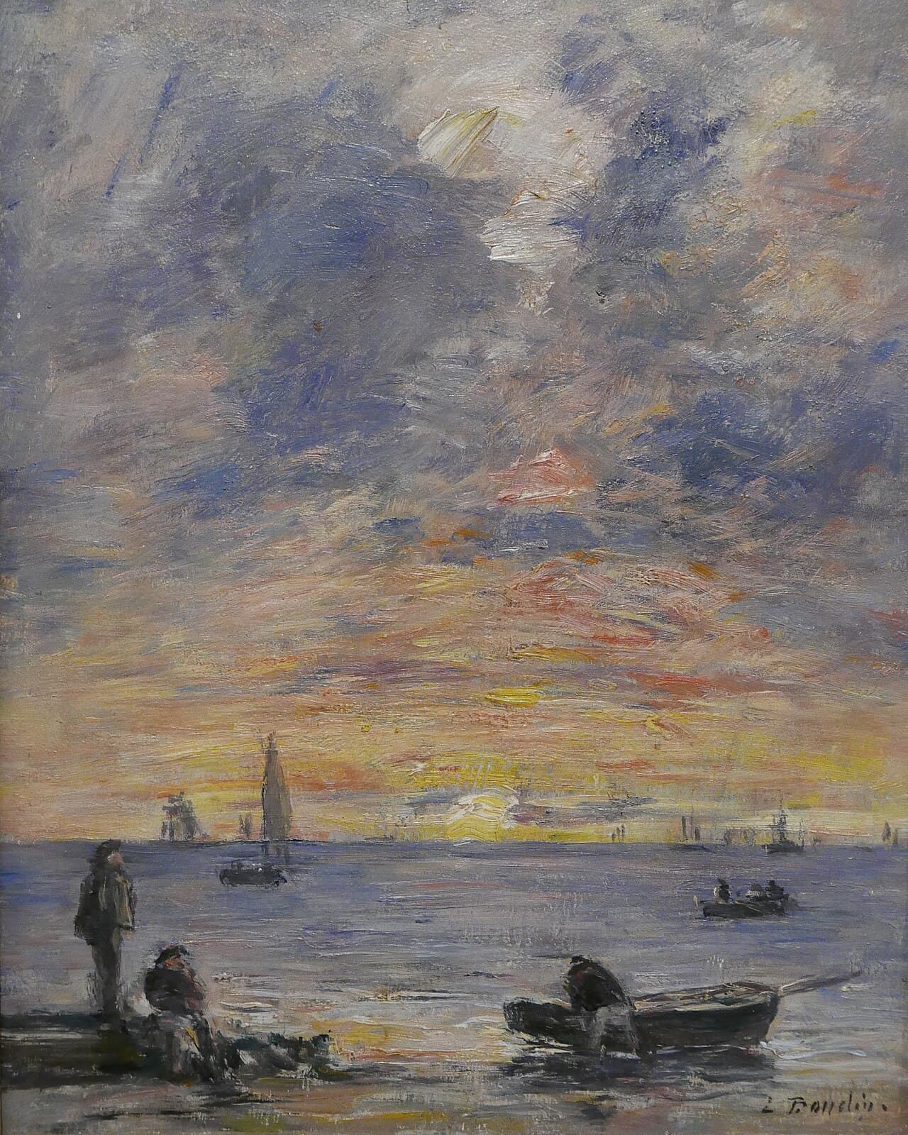 Seascape, Sunset (1885)