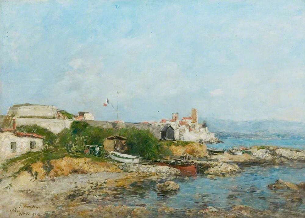 The Fortifications at Antibes, France (1893)