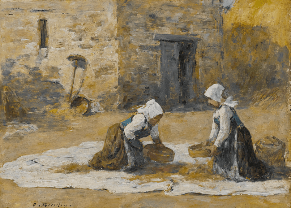 Seaweed Gatherers at Quimper (1860)