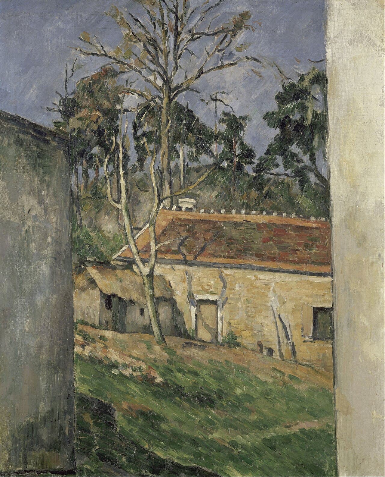 The farm of Auvers by Paul Cézanne (1879)