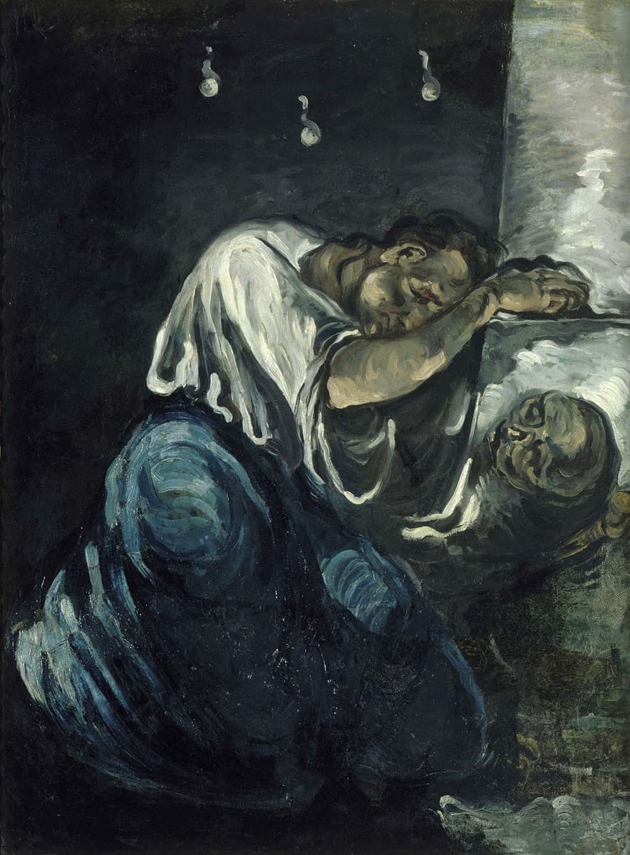 The Magdalen, or Sorrow by Paul Cézanne (1869)
