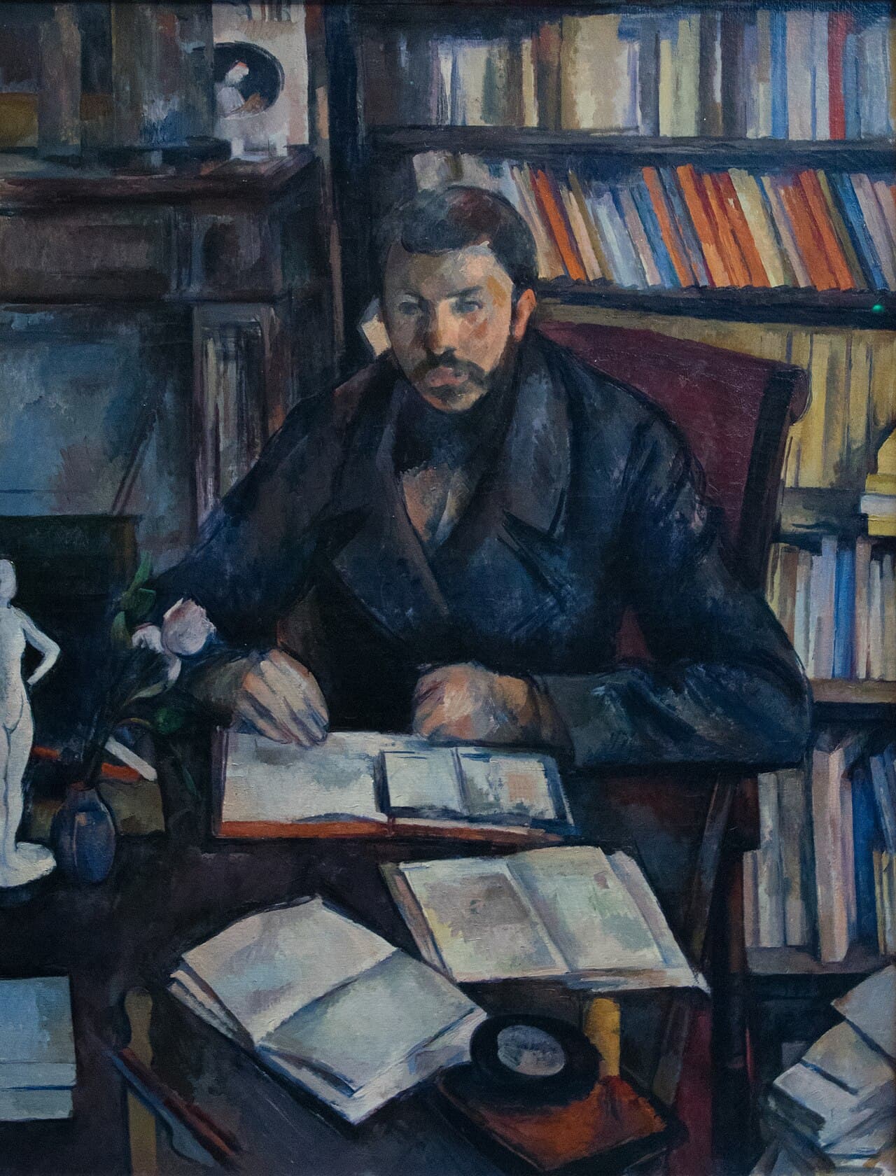 Portrait of Gustave Geffroy by Paul Cézanne (1895)