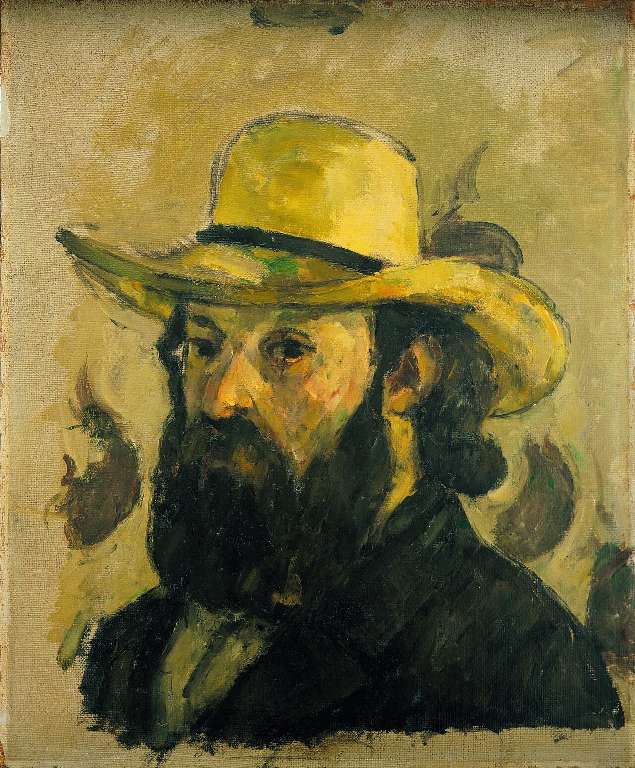 Self-Portrait in a Straw Hat (1878)