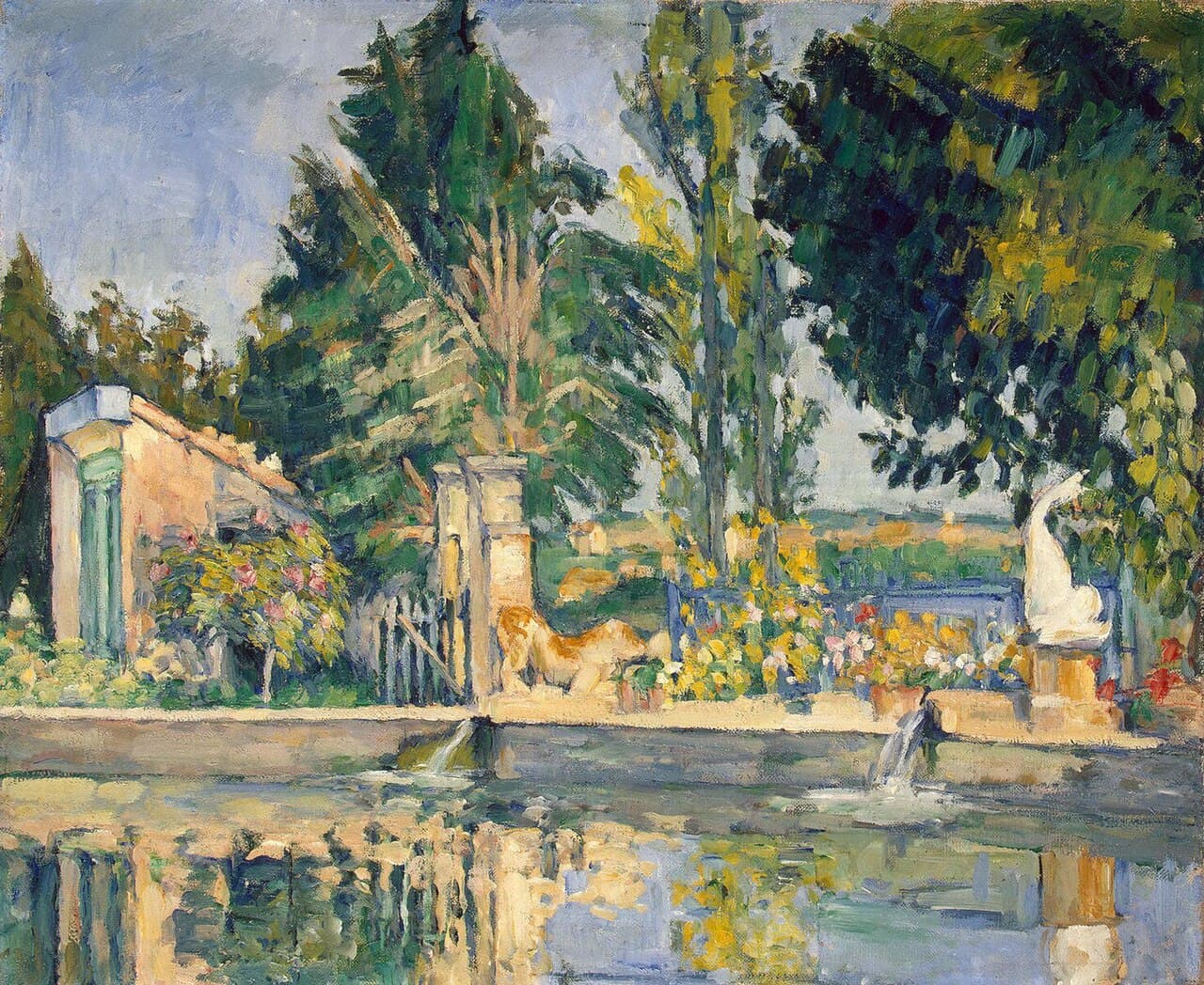 The pool at Jas de Bouffan (1876)