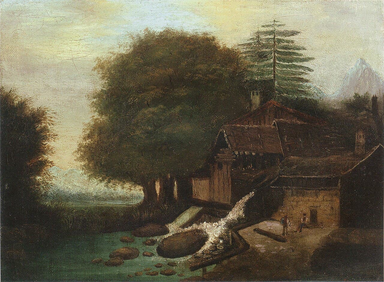 Landscape with a Mill (1860)