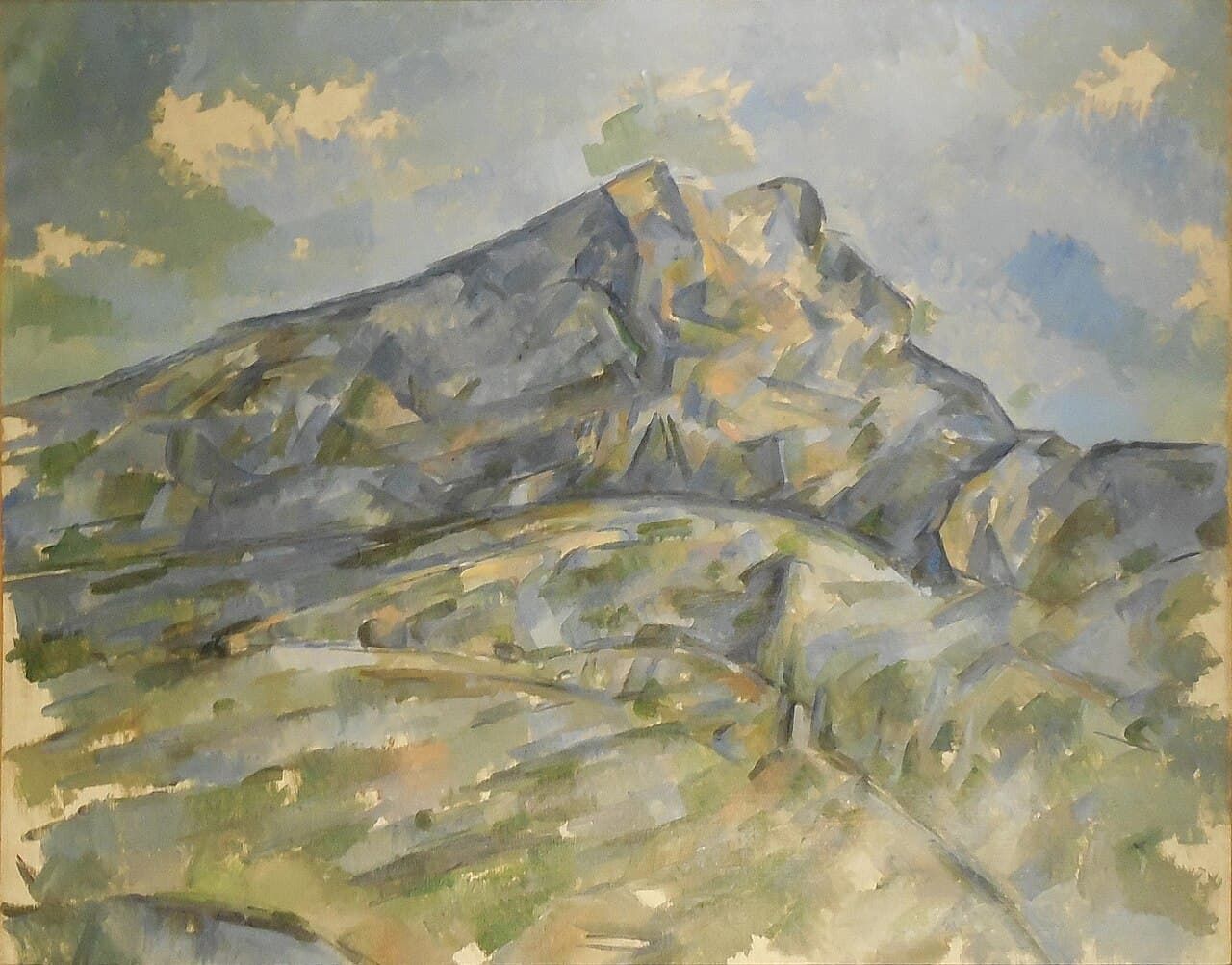 La Montagne Sainte-Victoire vue du bosquet du Château Noir (1904)