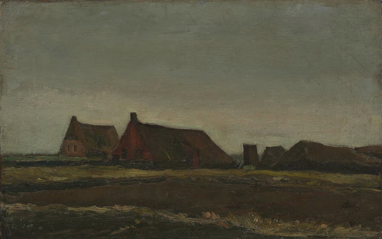 Cottages by Vincent van Gogh (1883)