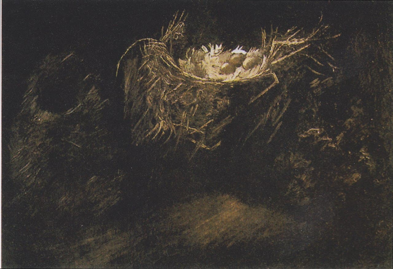 Still Life with Three Birds' Nests by Vincent van Gogh (1885)