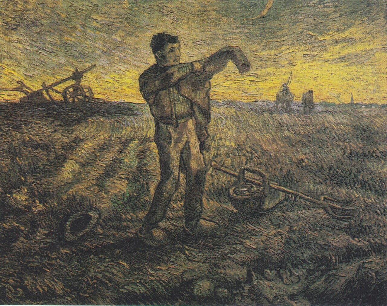 Evening: The End of the Day (after Millet) (1889)