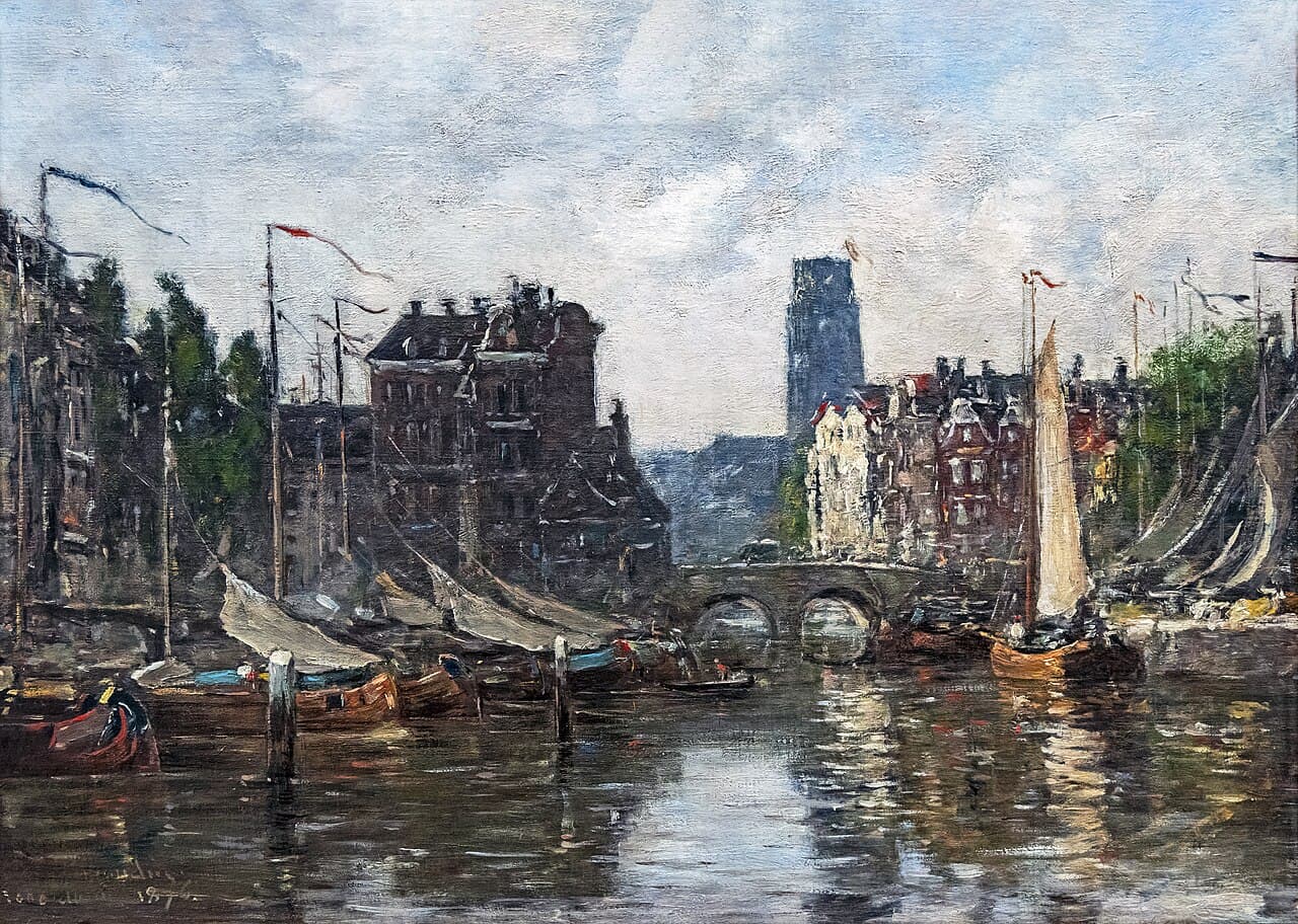 Rotterdam, The Stock Exchange Bridge (1876)