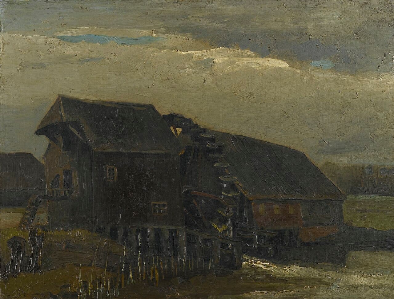 Water Mill at Opwetten (1884)