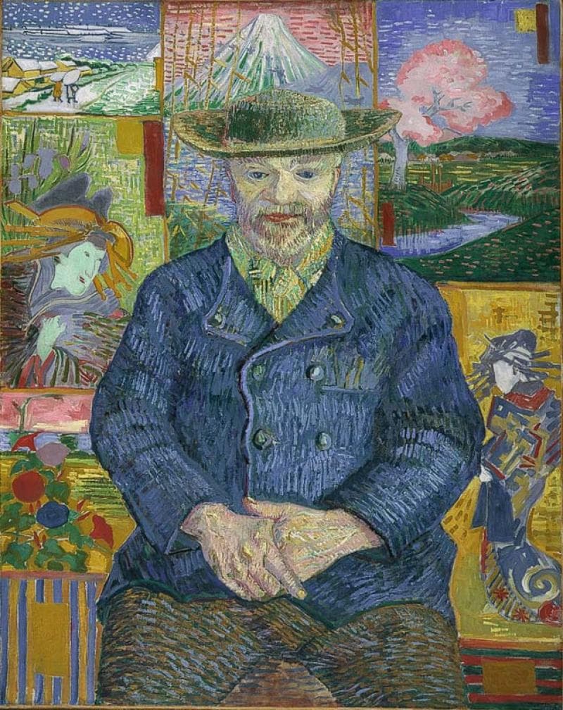 Portrait of Père Tanguy by Vincent van Gogh (1887)