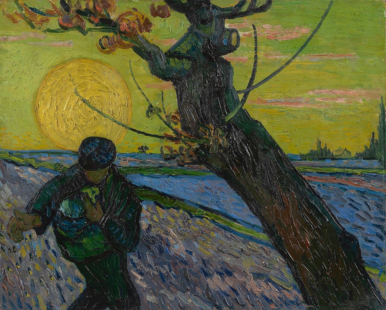 The Sower III (version 2) by Vincent van Gogh (1888)