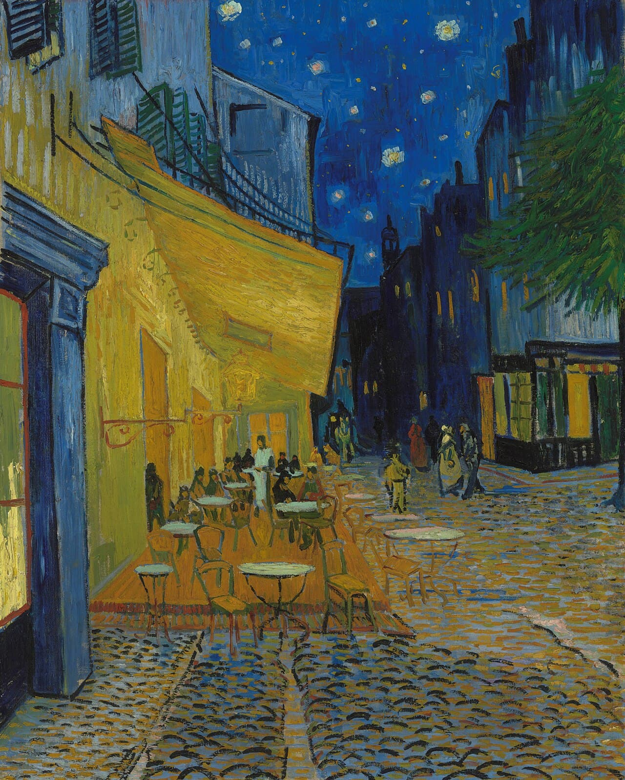 Café Terrace at Night by Vincent van Gogh (1888)