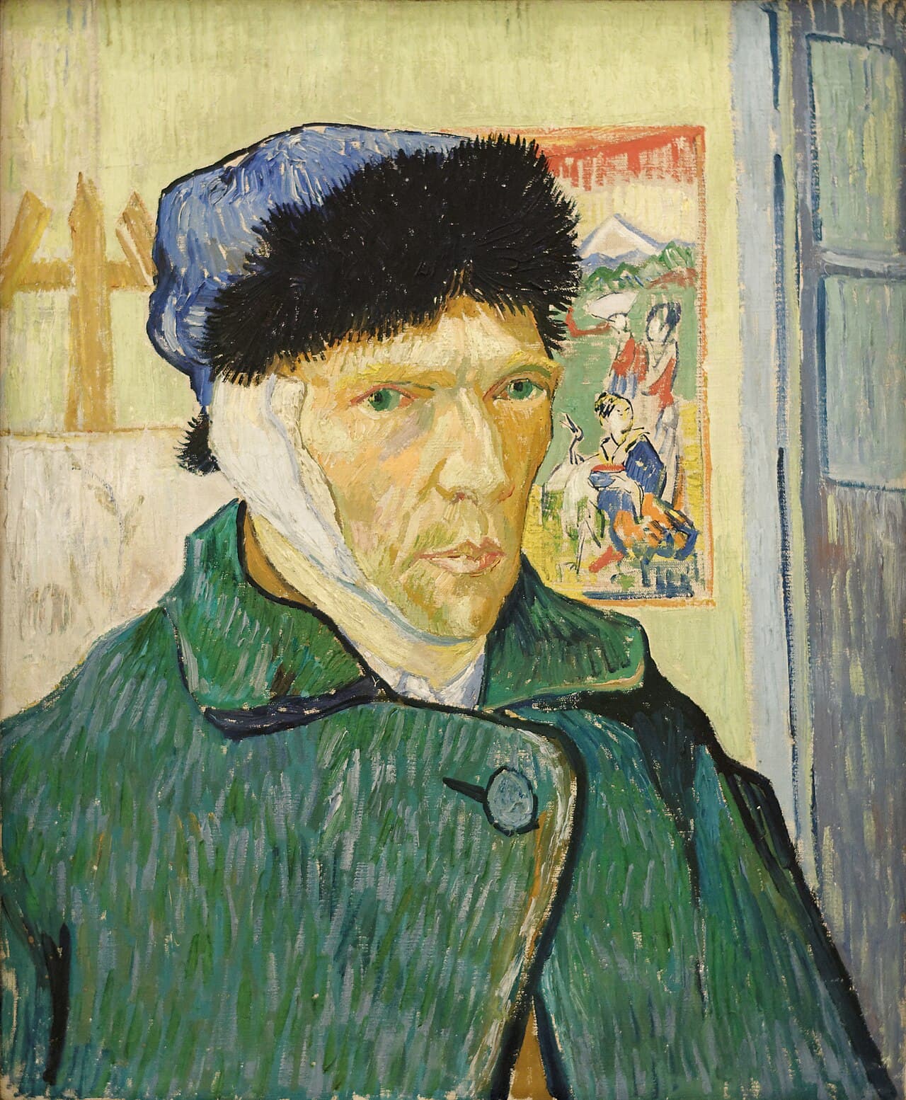 Self-Portrait with Bandaged Ear (1889)