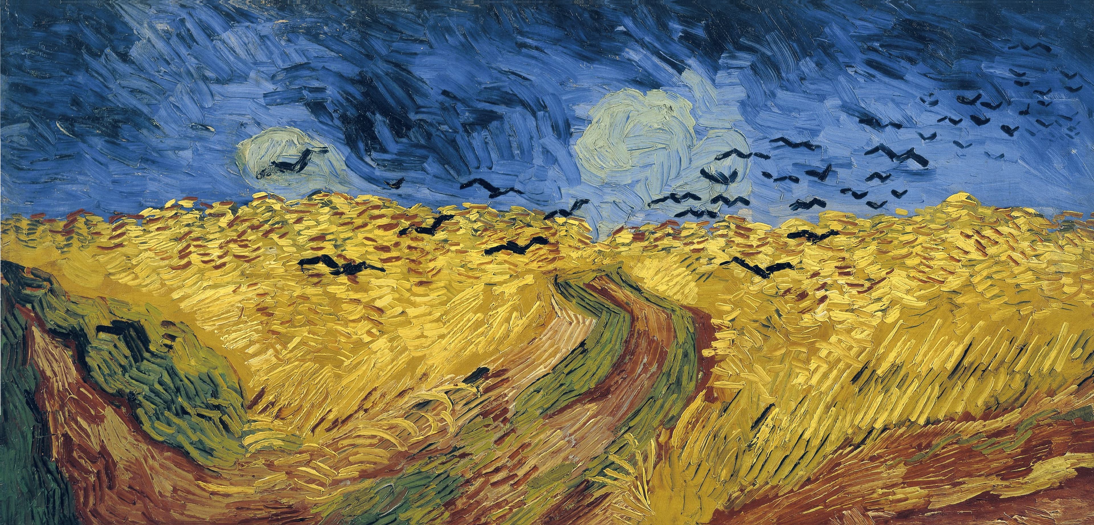 Wheatfield with Crows by Vincent van Gogh (1890)