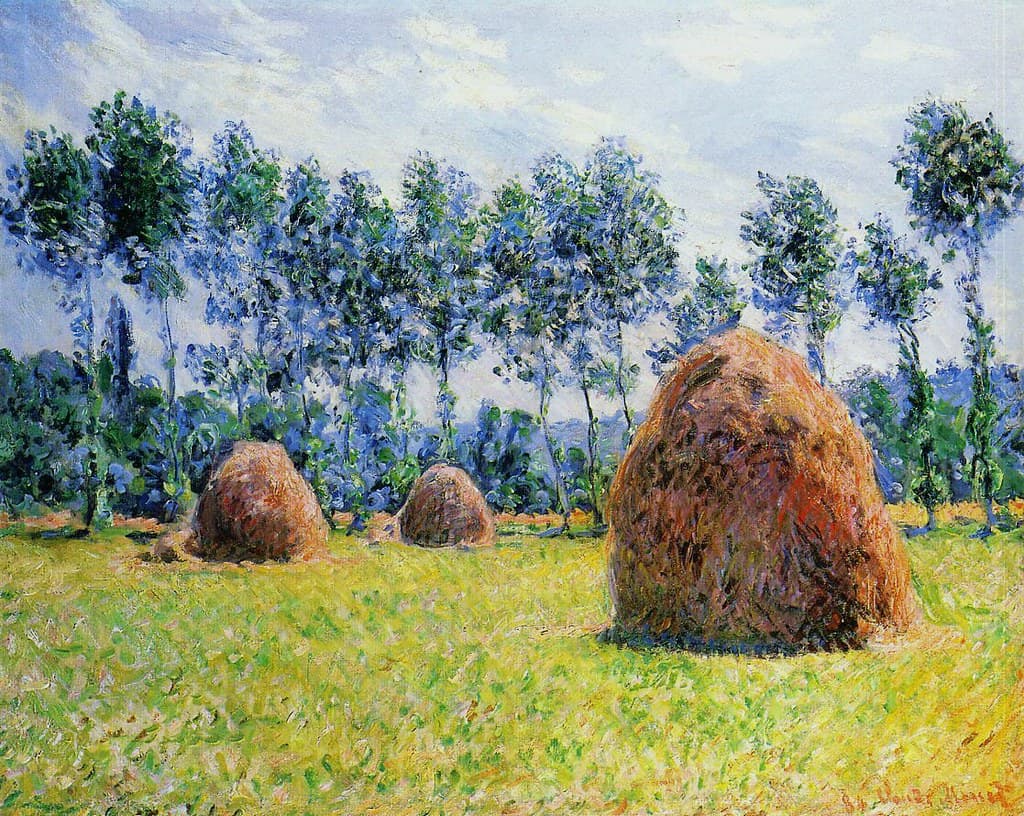 Haystacks at Giverny (1884)