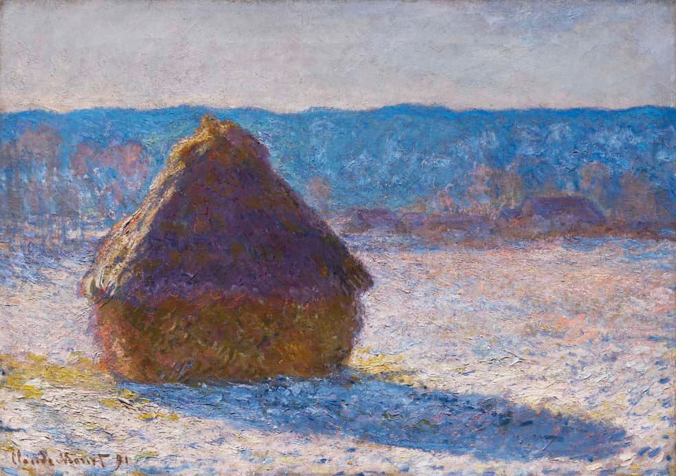 Grainstack, Morning Snow Effect (1891)