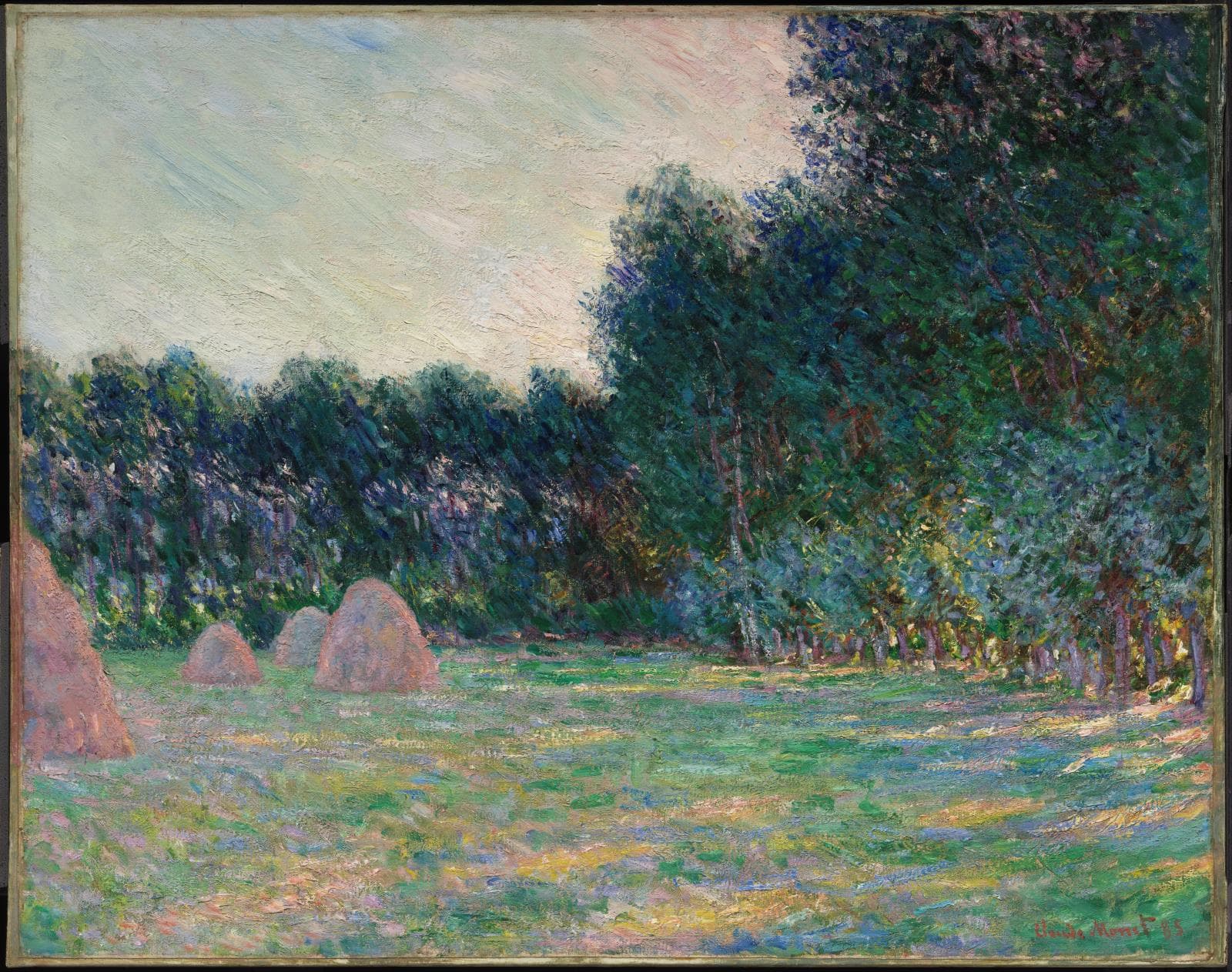 Meadow with Haystacks near Giverny (1885)