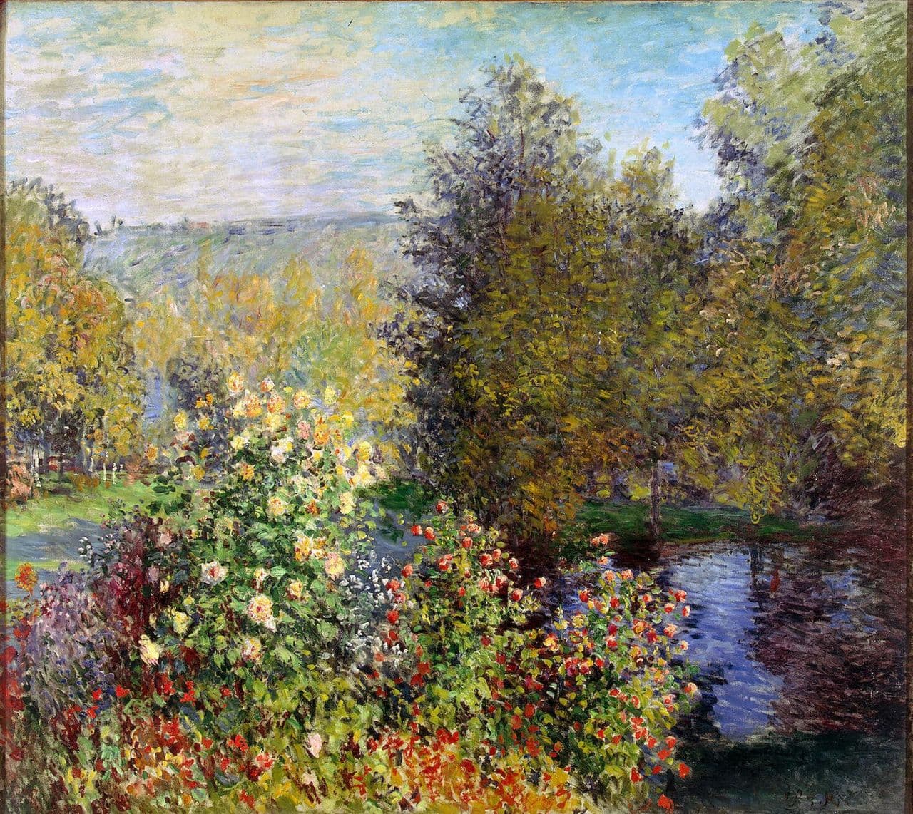 Corner of the Garden at Montgeron (1877)