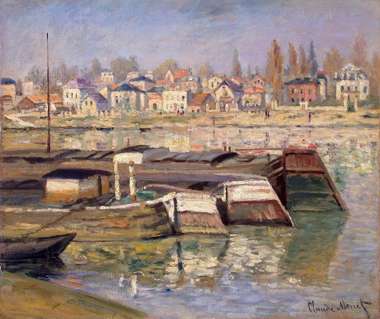 Landscape. Seine at Asnieres (1873)