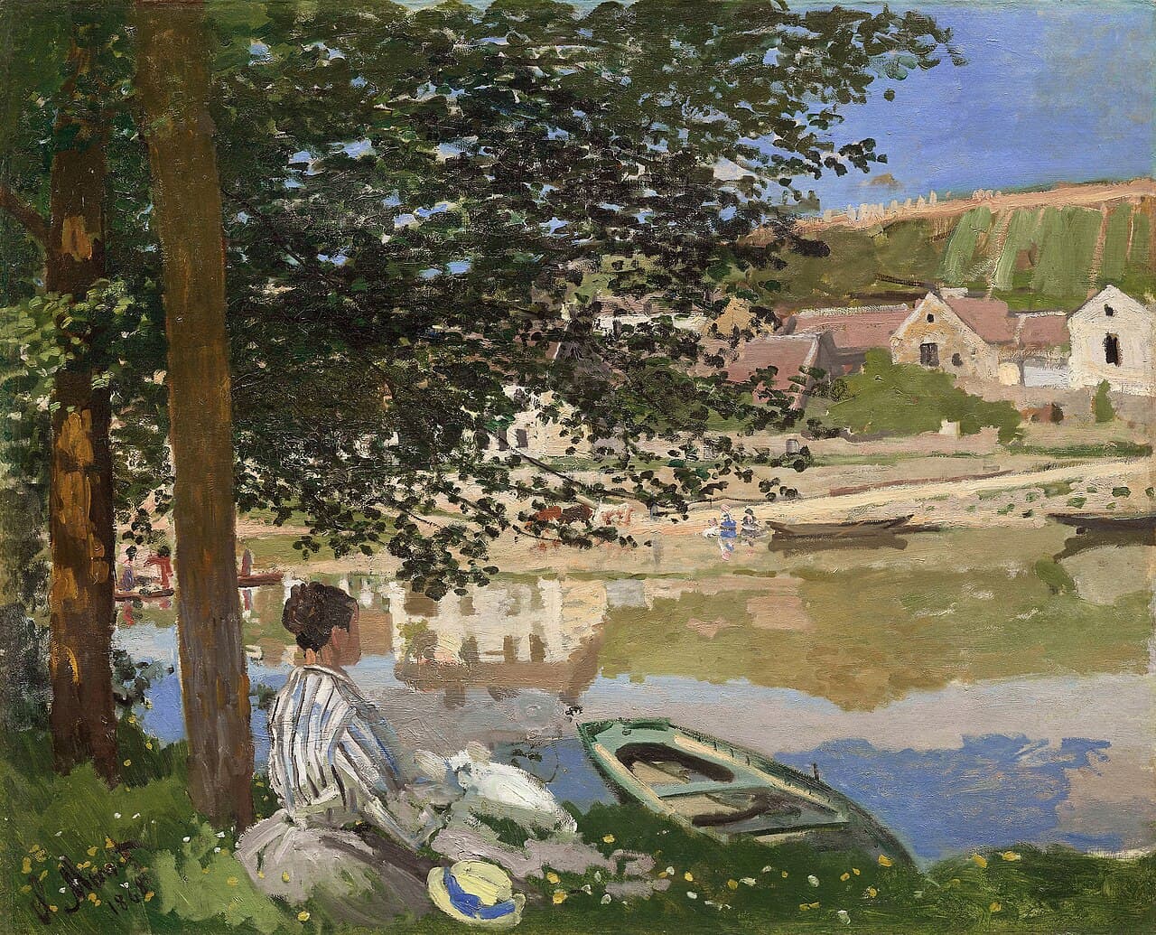 On the Banks of the Seine, Bennecourt (1868)