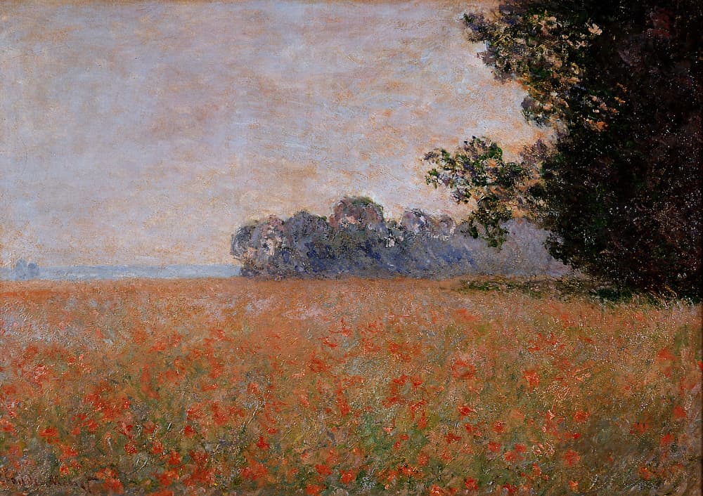 Oat Field with Poppies (1890)