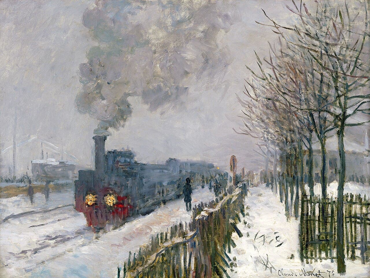 Train in the Snow (1875)