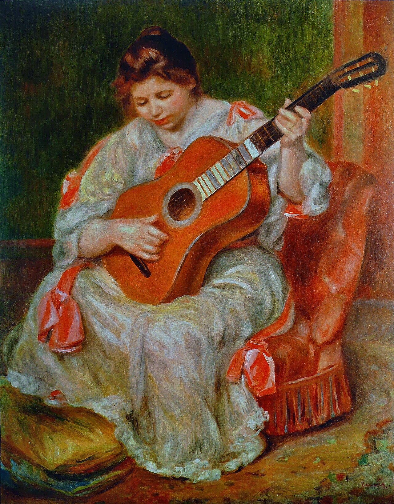 Woman Playing a Guitar (1897)