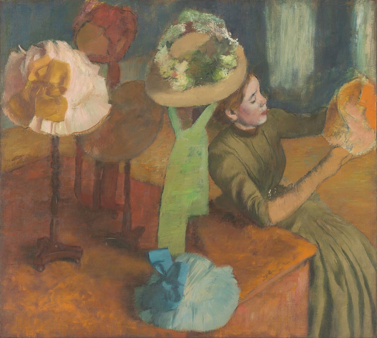 The Millinery Shop by Edgar Degas (1879)