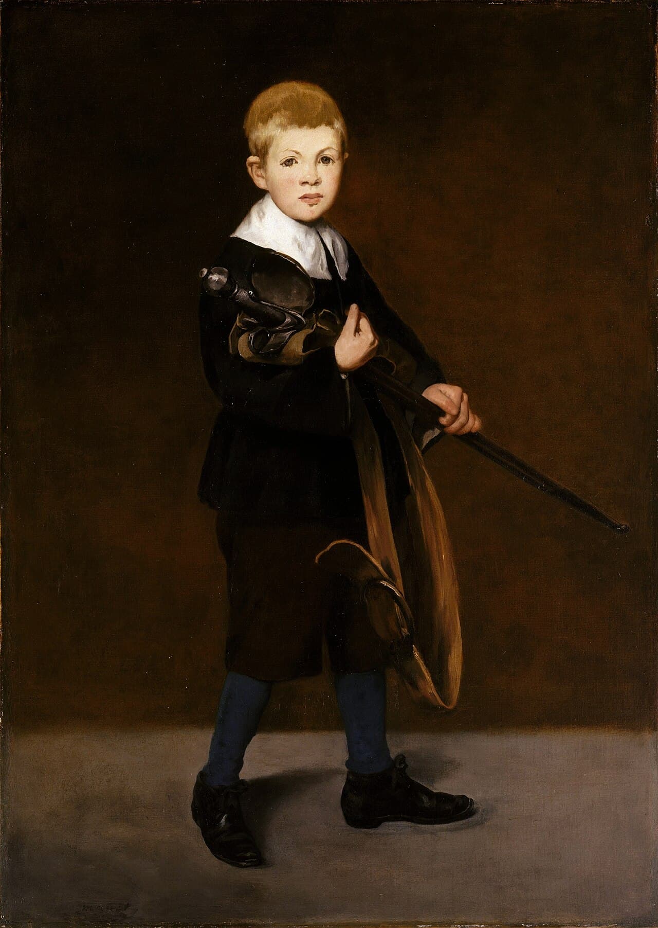 Boy Carrying a Sword (1861)