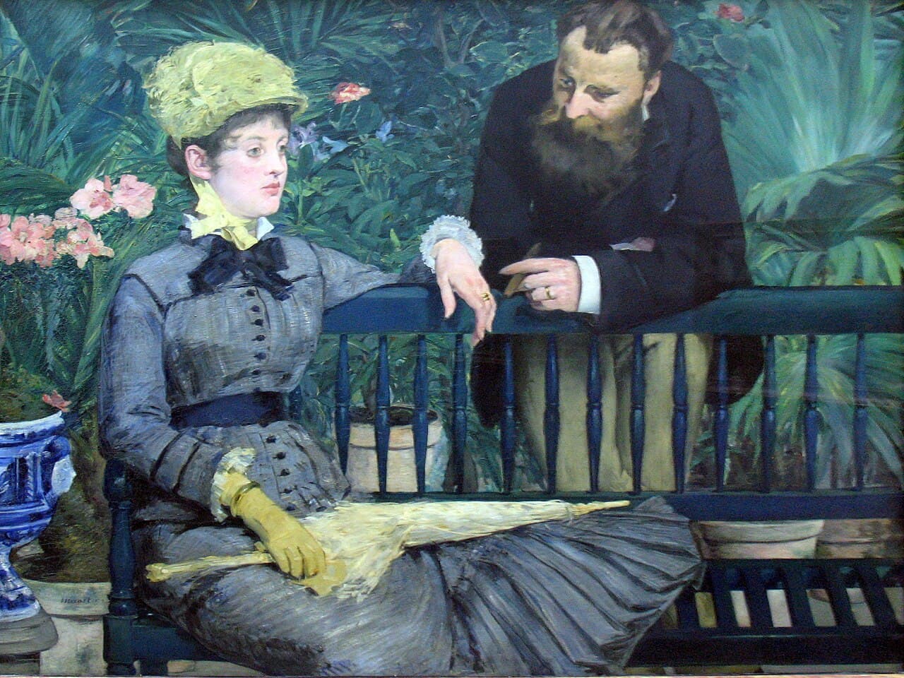In the Conservatory (1878)