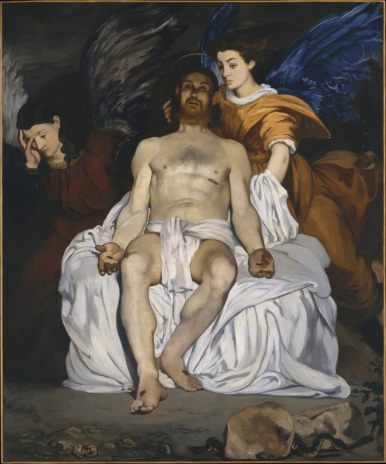 The Dead Christ with Angels (1864)