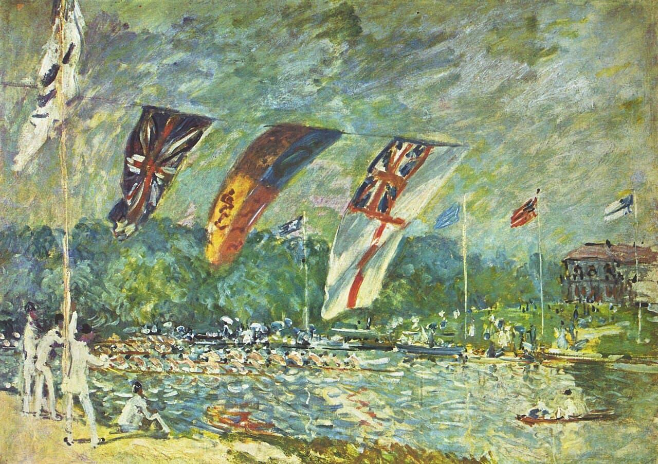 The Regatta at Molesey by Alfred Sisley (1874)
