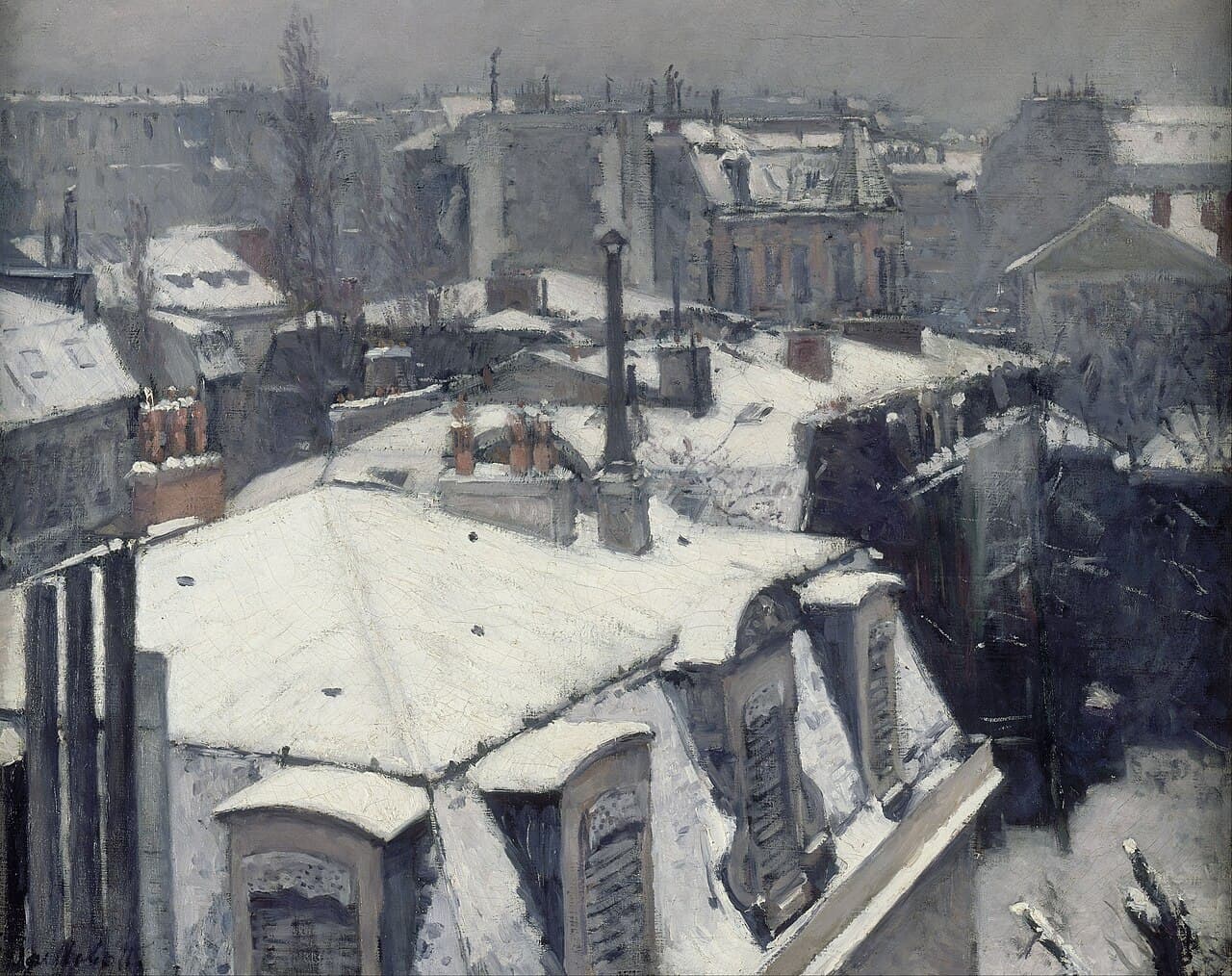 Vue de toits by Gustave Caillebotte (1878)