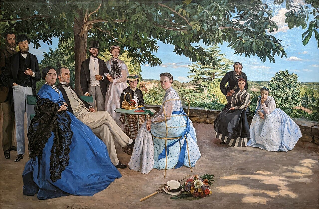 Family Reunion by Frédéric Bazille (1867)