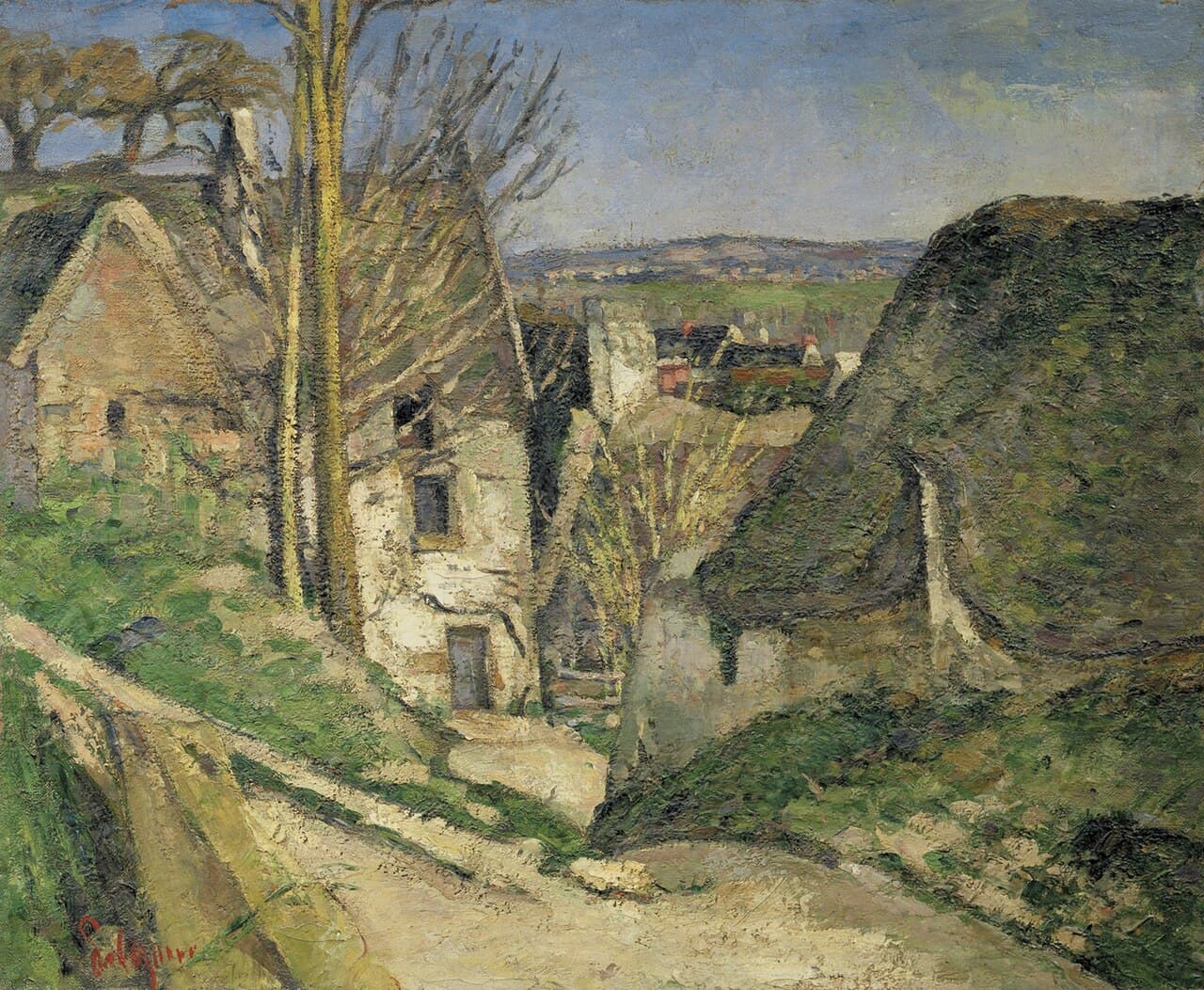 La Maison du pendu, Auvers-sur-Oise by Paul Cézanne (1873)