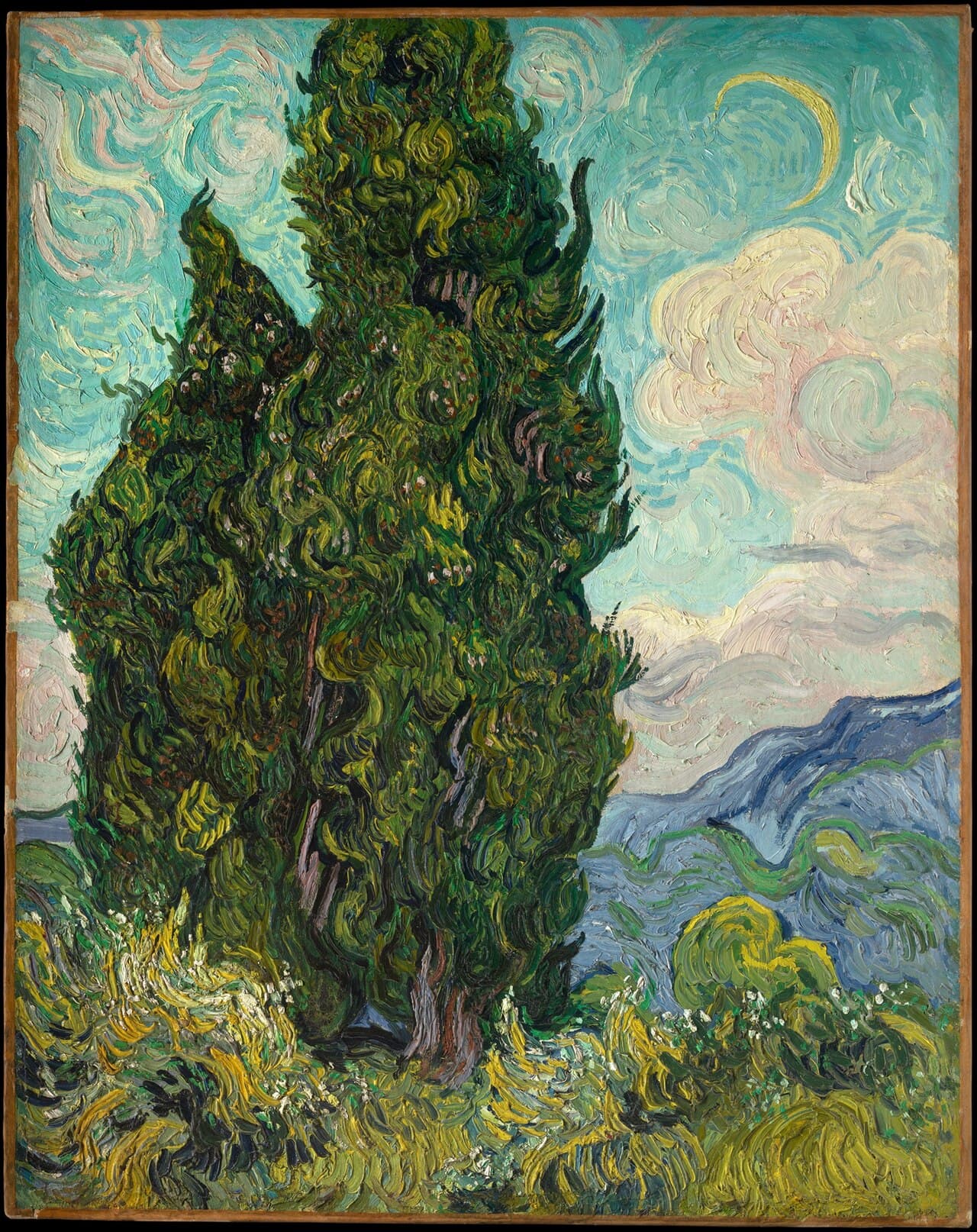 Cypresses (1889)