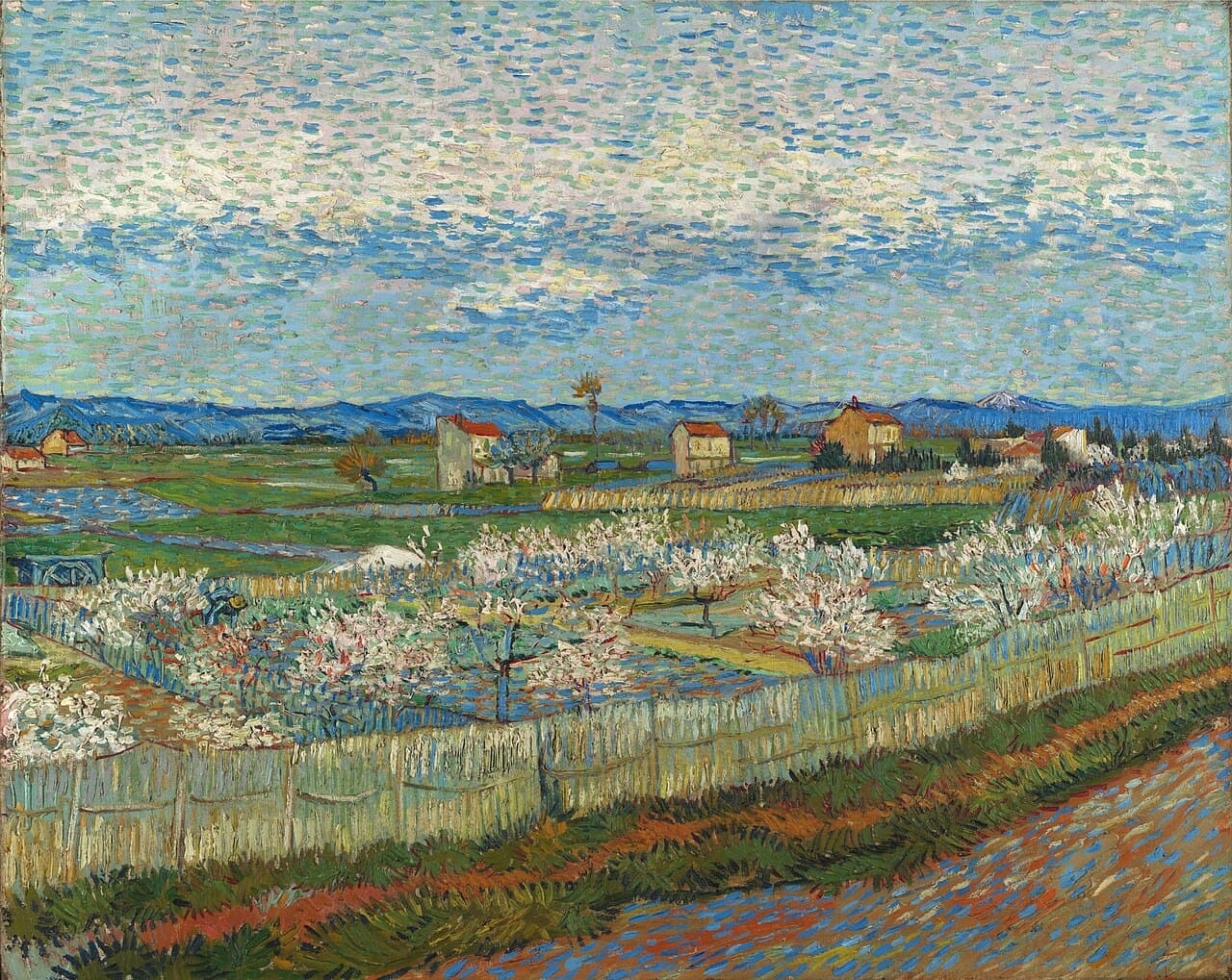 Peach Trees in Blossom (1889)
