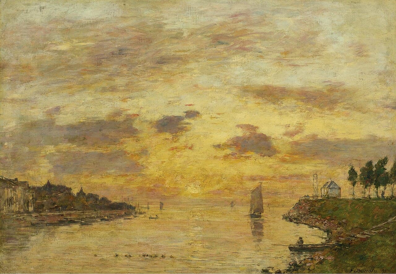 Saint-Valery-sur-Somme, the Mouth of the Somme (1891)