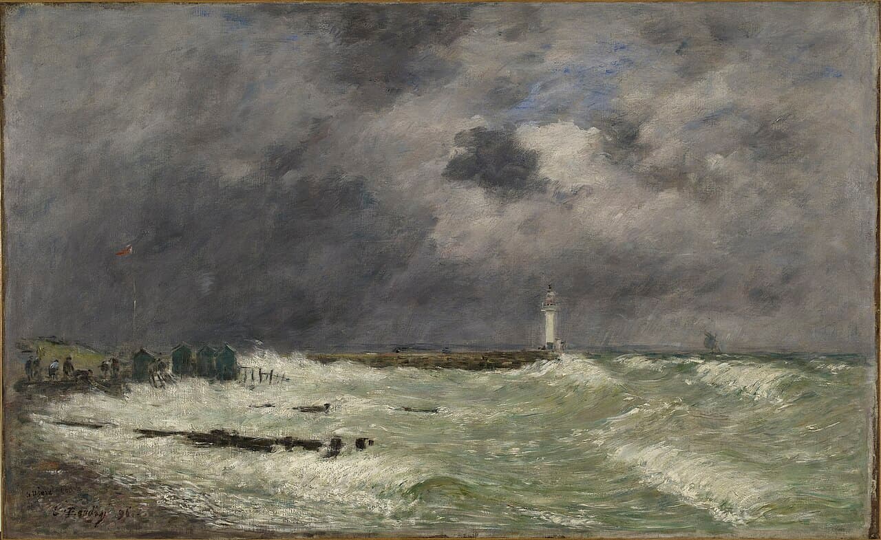 Gust of Wind in Front of Frascati, Le Havre (1896)