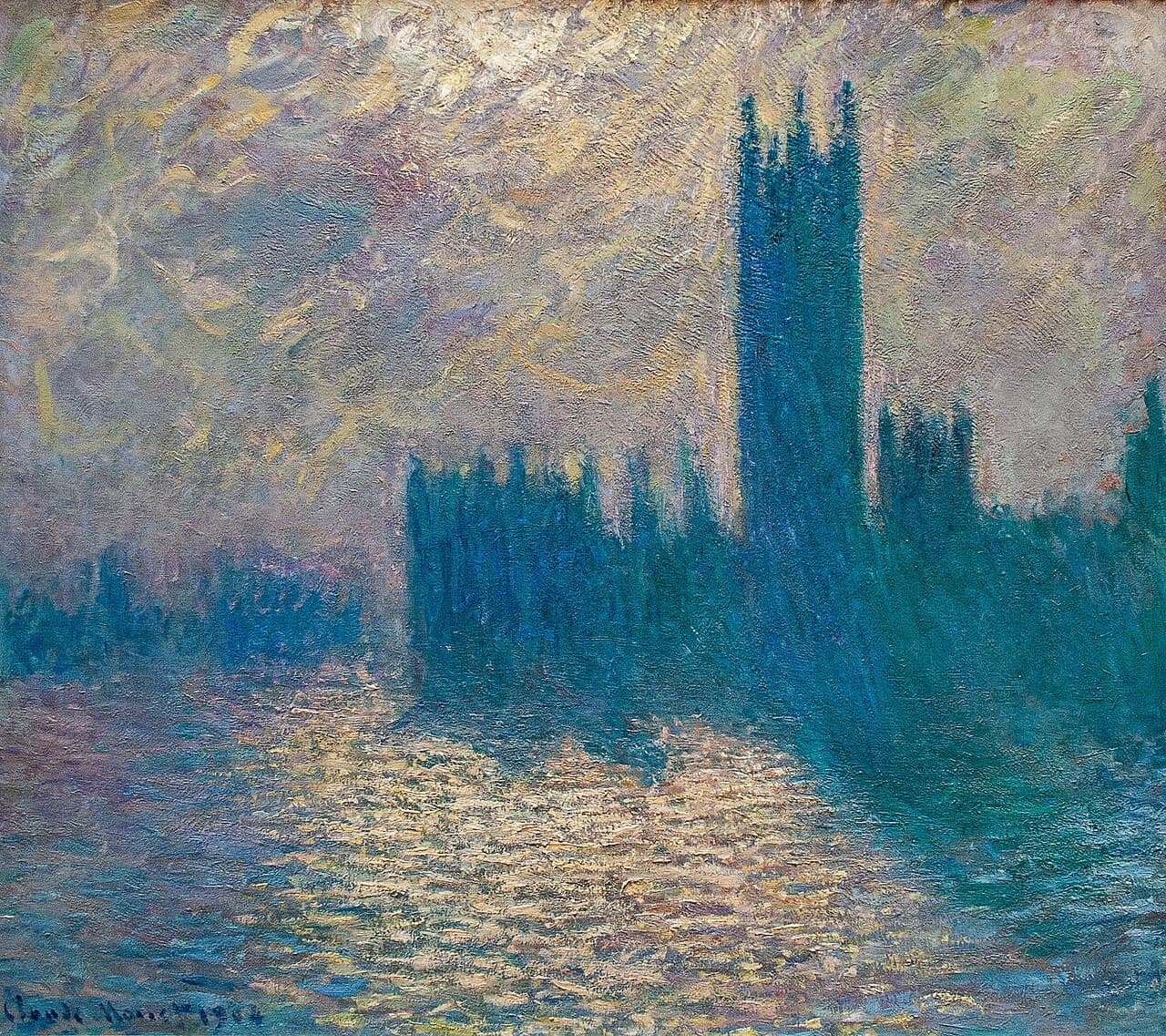 Houses of Parliament, stormy sky (1904)