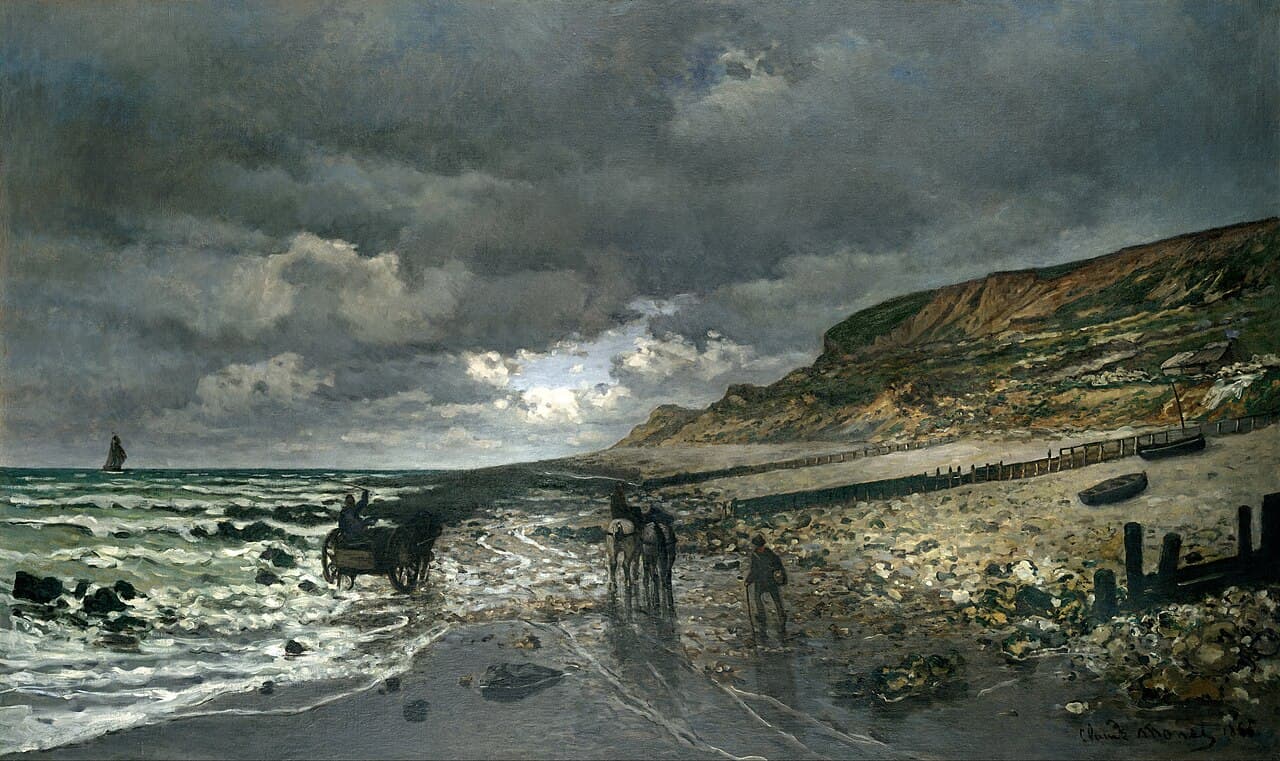La Pointe de la Hève at Low Tide (1865)