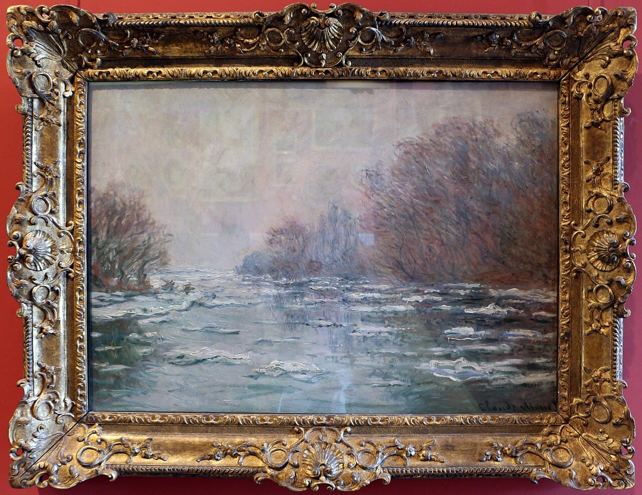 The Breaking up near Vétheuil (1880)