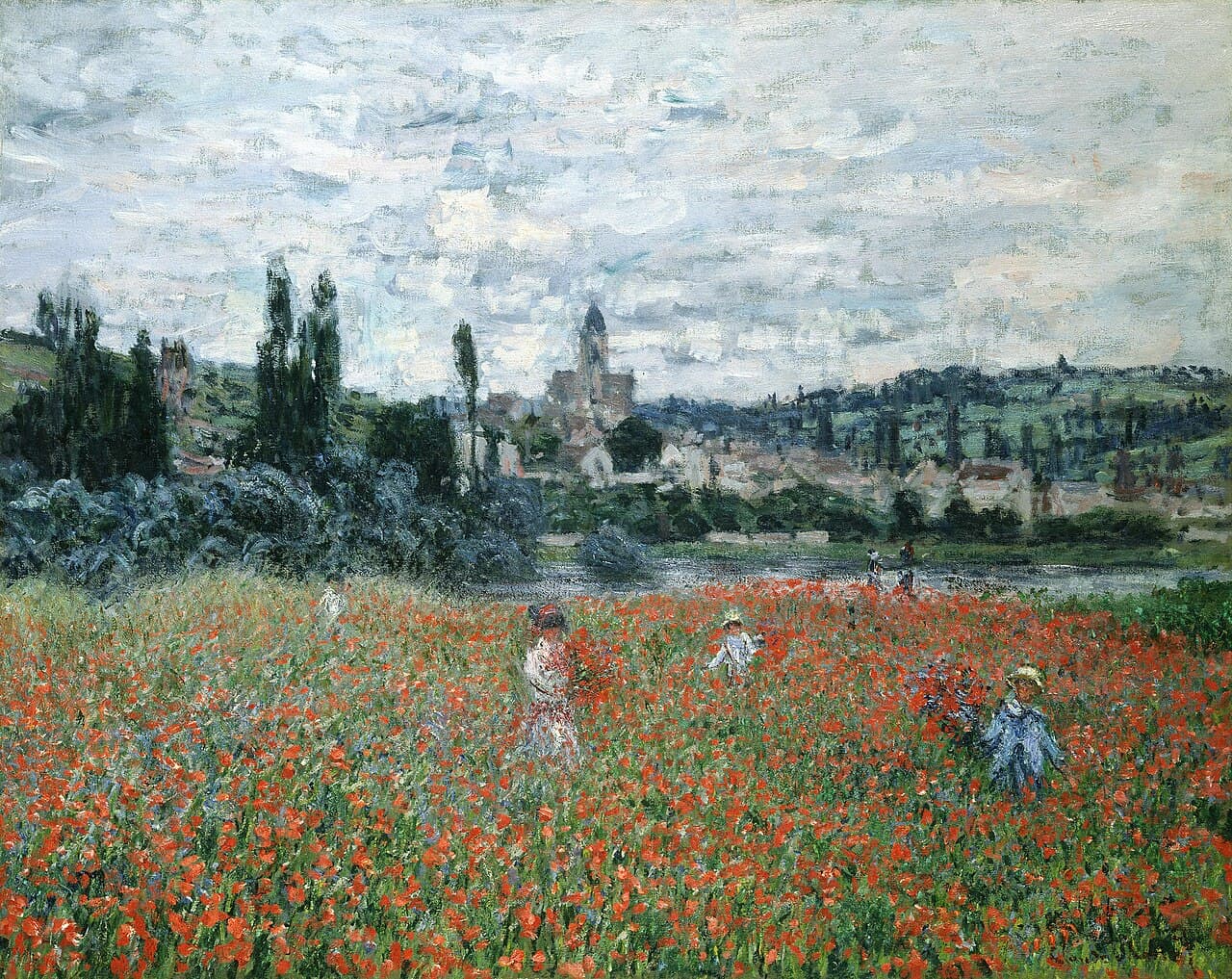 Poppy Field near Vétheuil (1879)