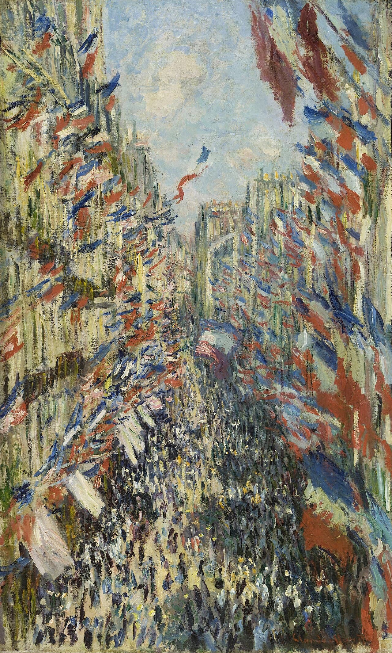 The Rue Montorgueil in Paris, Celebration of June 30, 1878 (1878)
