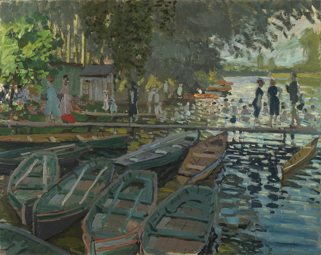 Bathers at La Grenouillère (1869)